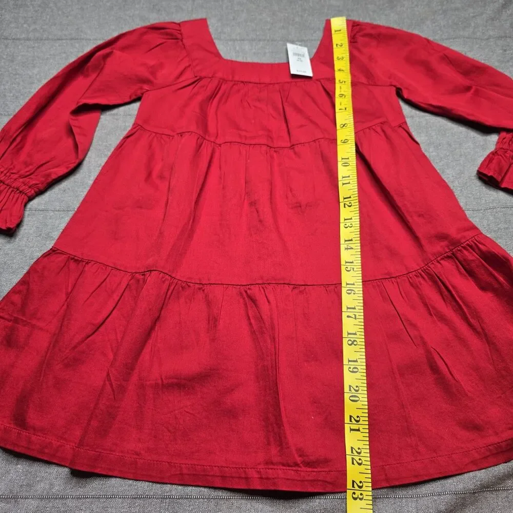 GAP Kid’s NWT Size XS (4-5) Red Tiered Dress